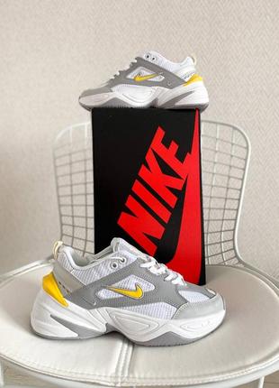 Nike m2k tekno шикарные женские кроссовки найк техно серые