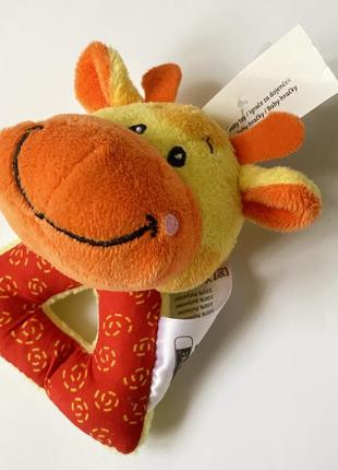 Игрушка погремушка жираф медвежонок для маленьких