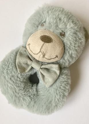 М'яка плюшева іграшка ведмедик для новонароджених4 фото