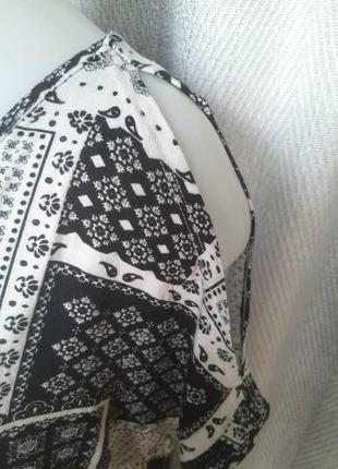 95% віскоза жіноча віскозна туніка натуральна коротка сукня блузка блузка футболка дрібна квітка6 фото