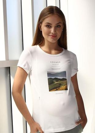 👑vip👑 футболка для вагітних і годуючих бавовняна2 фото