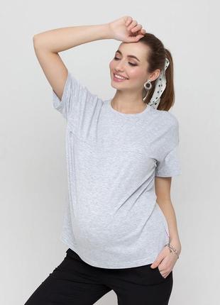 👑vip👑 футболка для вагітних і годуючих матусь бавовняна1 фото