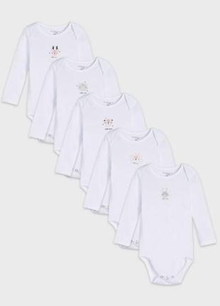Мультипак класснючих боді sinsay для дівчинки р. 74