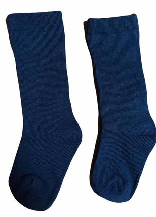 Носки длинные для мальчика ovs bdo57458-1 17-18 темно-синий1 фото