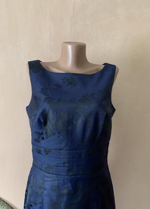 Гарне темно синє плаття сукня3 фото