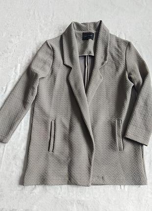 Піджак піджак сірий кардиган без застібки river island