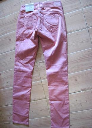 Новые розовые стрейч. джинсы "pepe gesma" р. 42