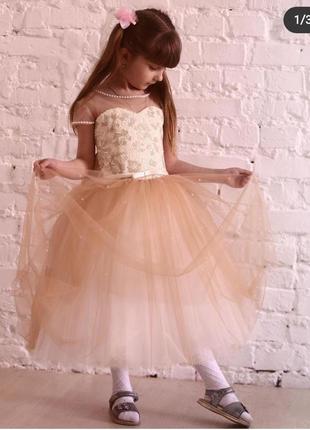 Красивое нарядное пышное платье для принцессы