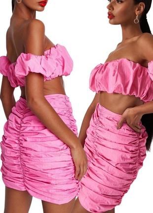 Спідниця коротка з високою посадкою missguided