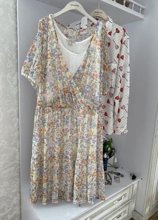 Сукня батал ошатне сітка marks & spenser