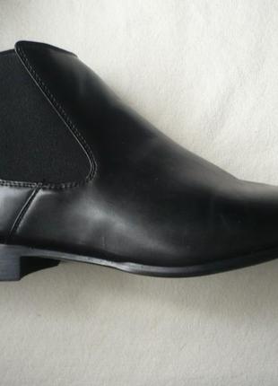 Ботинки мужские, р.45, черные, классика 2
