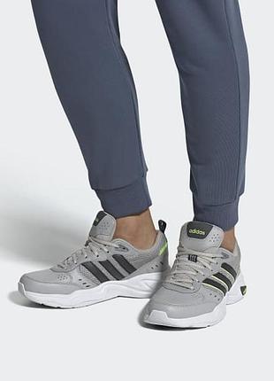 Кроссовки adidas strutter wide eg8383 серо-зеленые оригинал1 фото