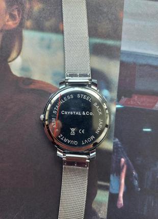 Шикарні наручний жіночий годинник crystal & co, франція, оригінал.5 фото
