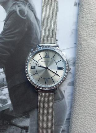 Шикарні наручний жіночий годинник crystal & co, франція, оригінал.3 фото