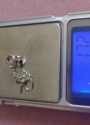 Пусеты серебро