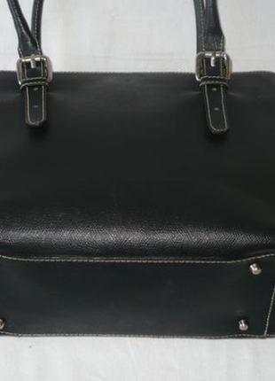 Шкіряна ділова сумка тримає форму формат а 4 genuine leather italy шкіряна сумка портфель6 фото