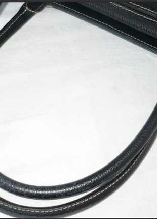Шкіряна ділова сумка тримає форму формат а 4 genuine leather italy шкіряна сумка портфель9 фото