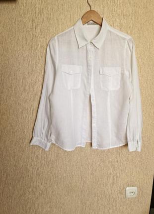 Рубашка из натурального льна john lewis, лён3 фото