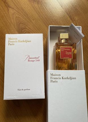 Maison francis kurkdjian baccarat rouge 540 edp 200 ml.