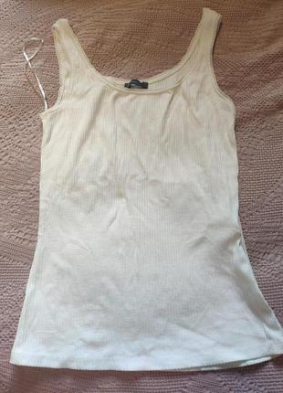 Майка в рубчик