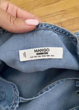 Джинсовое платье mango xs3 фото