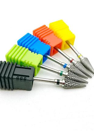 Твердосплавна фреза конус для зняття гель-лаку - карбід-вольфрамова фреза