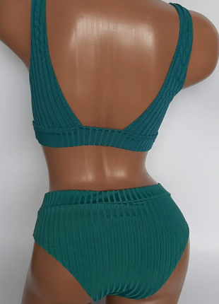 Трендовий купальник жатка високі плавки z.five 5 кольорів 86155мш4 фото