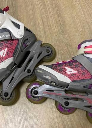 Детские роликовые коньки. ролики для девочки. rollerblade combo g