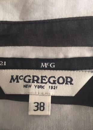 Стильна довга блузка / коротке плаття в смужку від дорогого mcgregor, розмір 38, укр 44-46-485 фото
