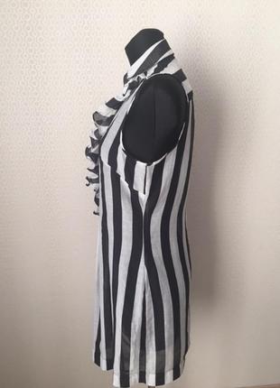 Стильная длинная блуза / короткое платье в полоску от дорогого mcgregor, размер 38, укр 44-46-483 фото