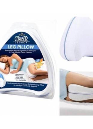 Подушка ортопедична для ніг і колін анатомічна on our leg pillow