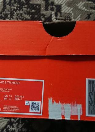 Брендові фірмові кросівки nike reax 8 tr mesh,оригінал,нові в коробці,розмір 41-41,5.2 фото