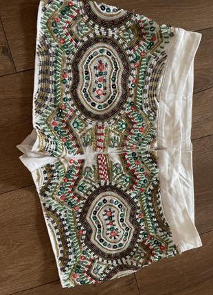 Шорти вишиті бісером