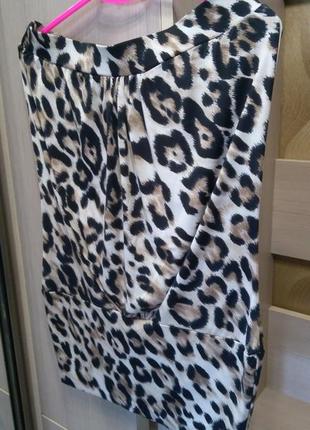 Платье бюстье принт леопард3 фото