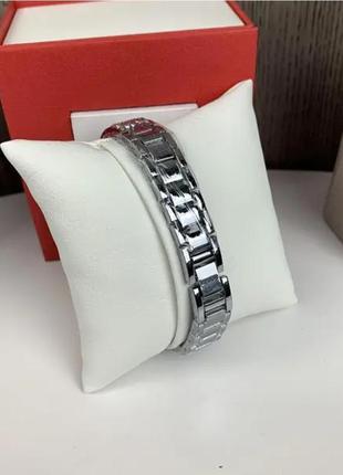Высококачественные часы пандора серебро с камнями3 фото
