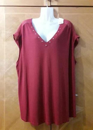 Брендова нова  віскозна стильна  футболка  р.20 від  george