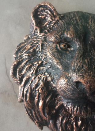 Скульптура бронзовый тигр5 фото