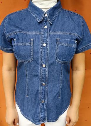 Рубашка женская джинсовая 42-44р1 фото