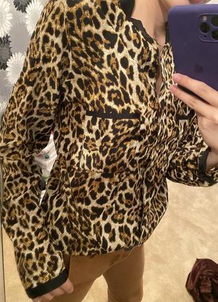 Сорочка , блуза, блузка,леопардовий принт, лео2 фото