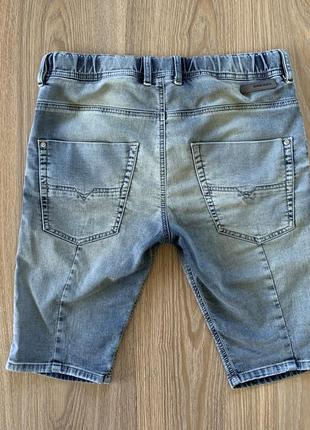 Мужские стрейчевые джинсовые шорты diesel3 фото
