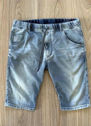 Мужские стрейчевые джинсовые шорты diesel2 фото