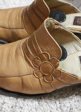 Туфлі сабо мюли шкіра р. 38,5 25см