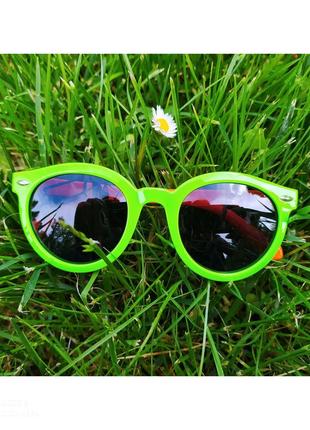 Дитячі сонцезахисні окуляри з поляризацією, м'які дужки неломайки1 фото