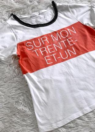 Стильная футболка zara с ободом в камнях sur mon trente-et-un4 фото