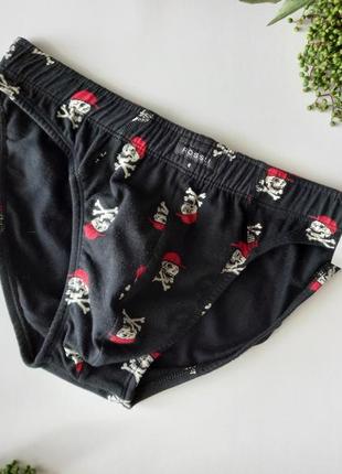 Веселі бавовняні чоловічі труси сліпи з черепами rossli 205 розмір м