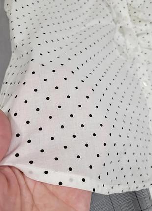 ❤рубашка блуза в горох 5