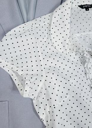 ❤сорочка блуза в горох 6
