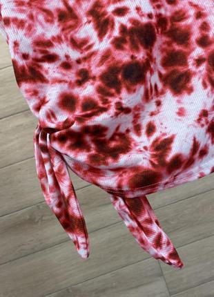 Футболка, майка в рубчик тай-дай tie-dye boohoo4 фото