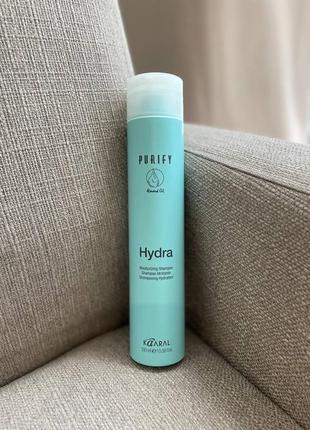 Шампунь зволожуючий для волосся kaaral purify hydra shampoo 350ml