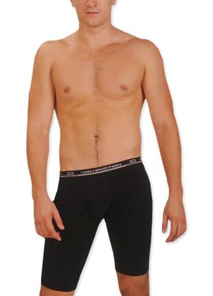 Чоловічі бавовняні напівкальсони чорного кольору cornette